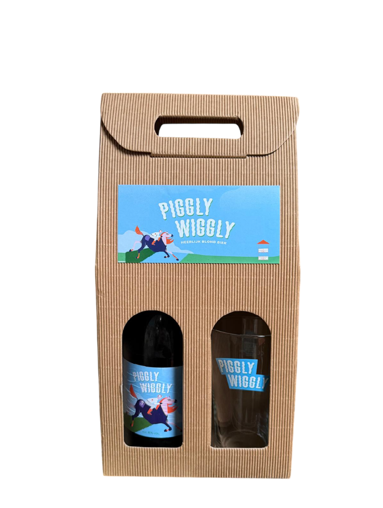 Piggly Wiggly - Geschenkverpakking (1x75cl + 1 glas)